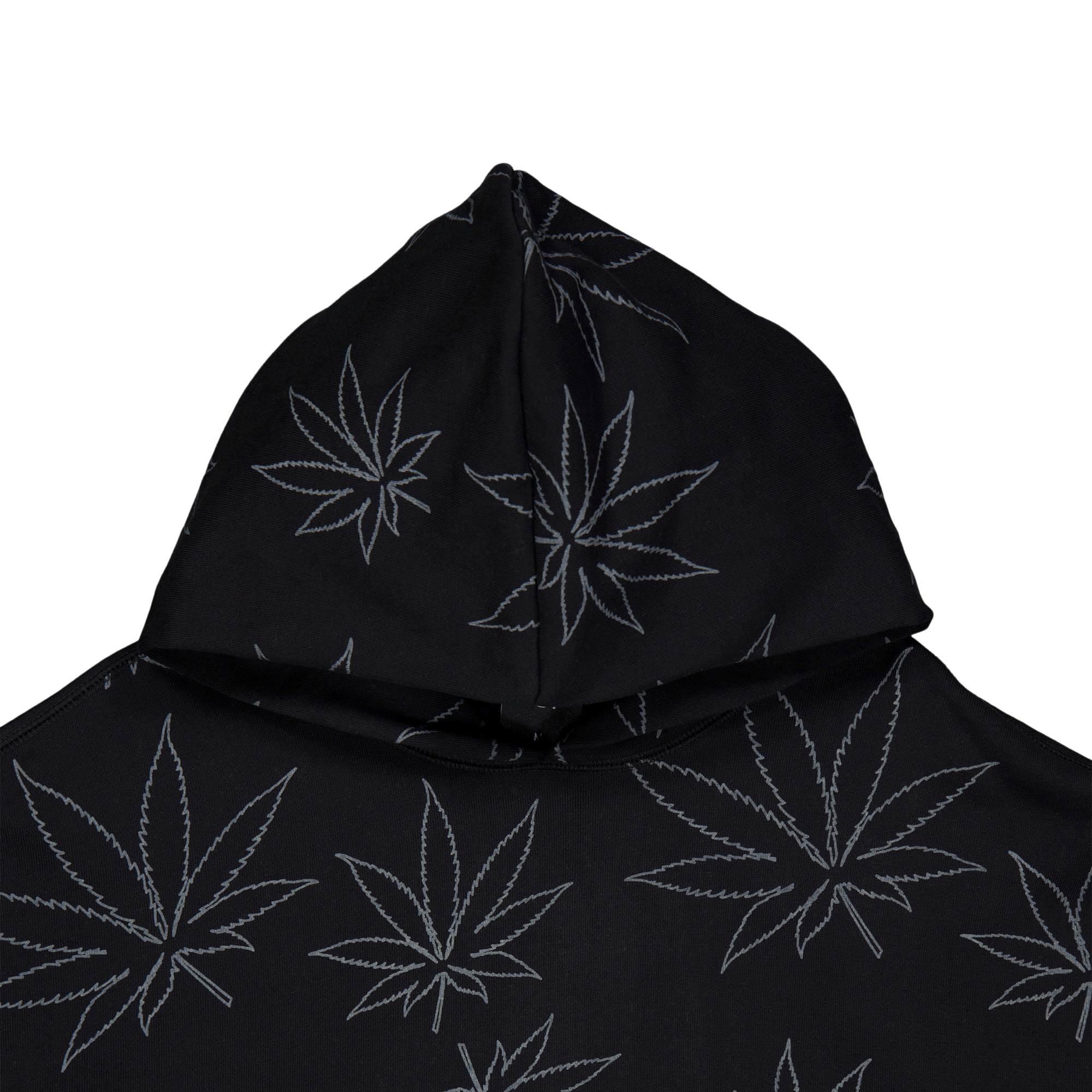 Plantlife Fleece Hoodie Black - Bild 3