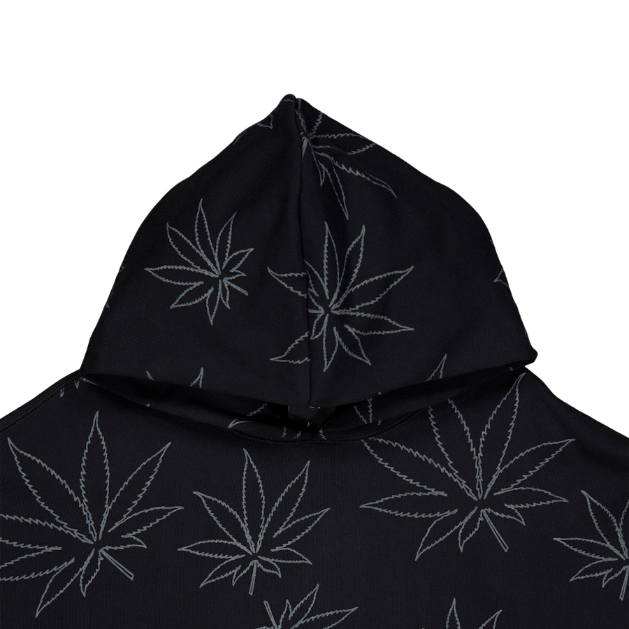 Plantlife Fleece Hoodie Black - Bild 3