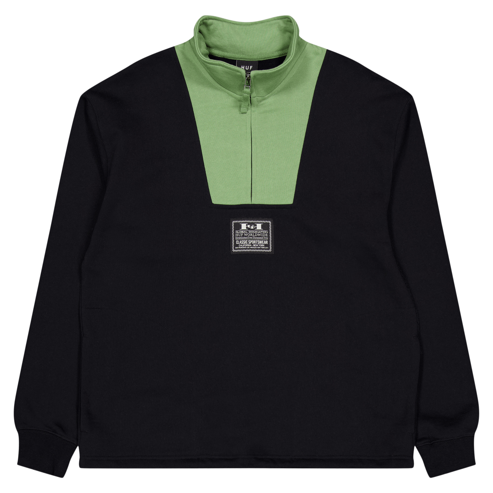 Harrison 1/4 Zip Fleece Black