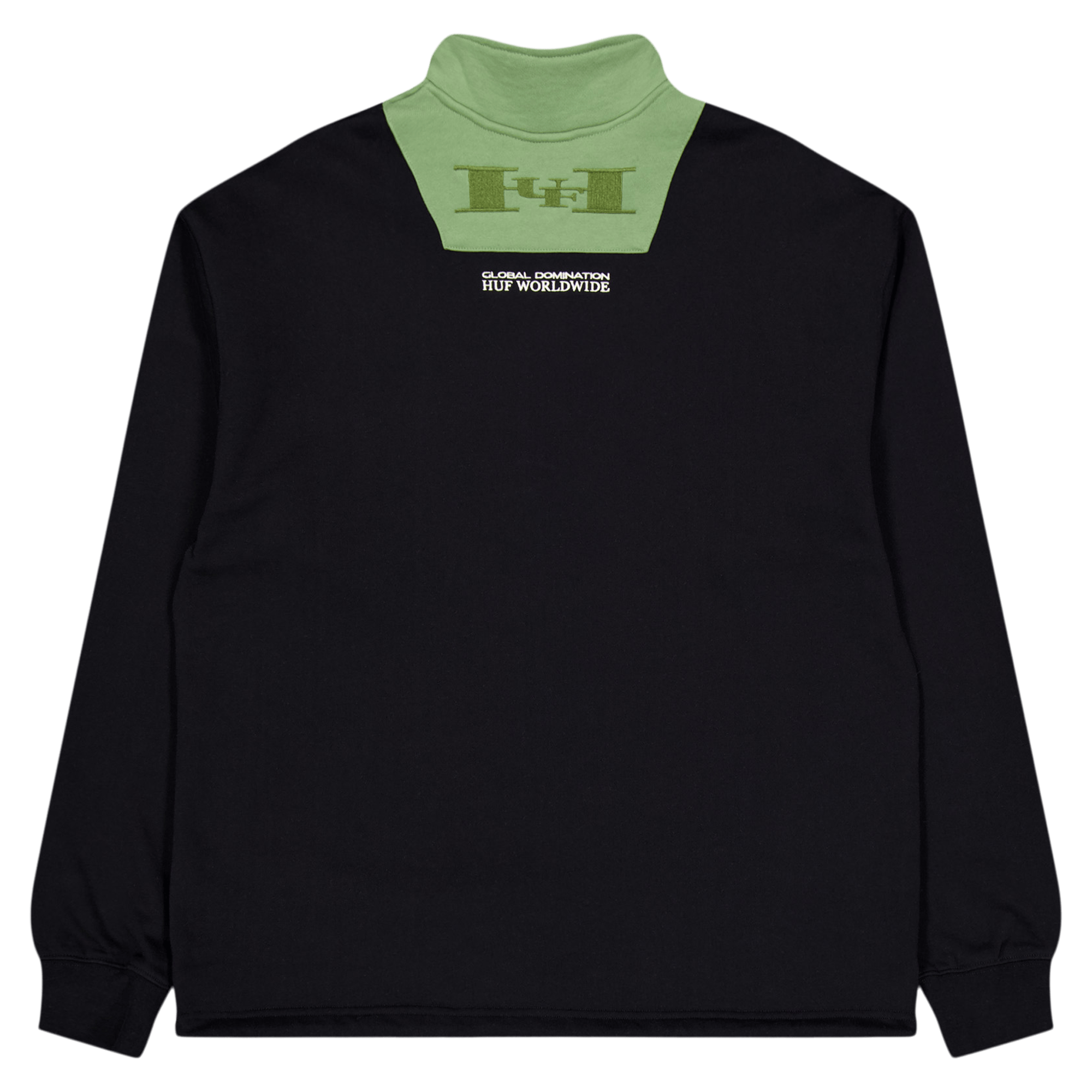 Harrison 1/4 Zip Fleece Black - Bild 2