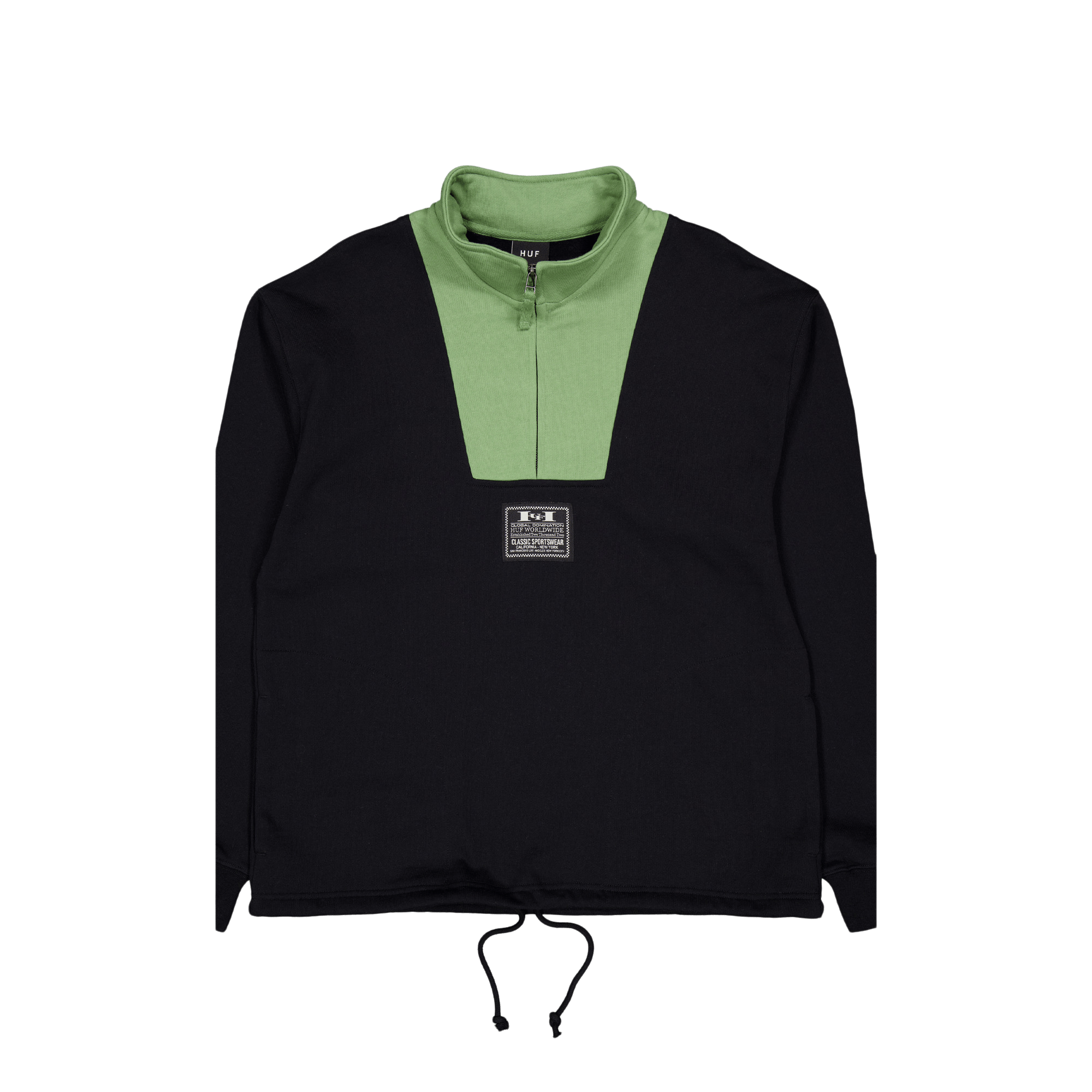 Harrison 1/4 Zip Fleece Black - Bild 3