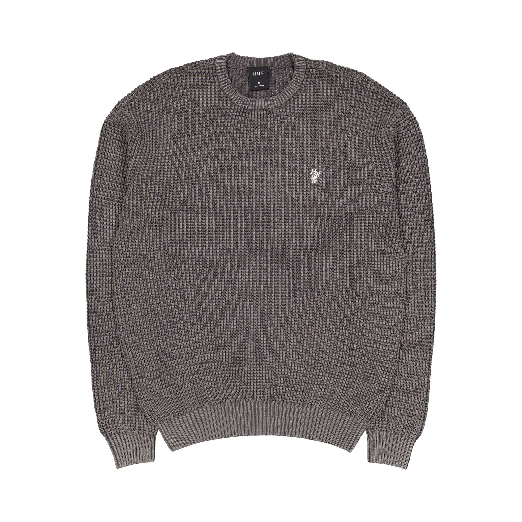 Filmore Waffle Knit Sweater Black