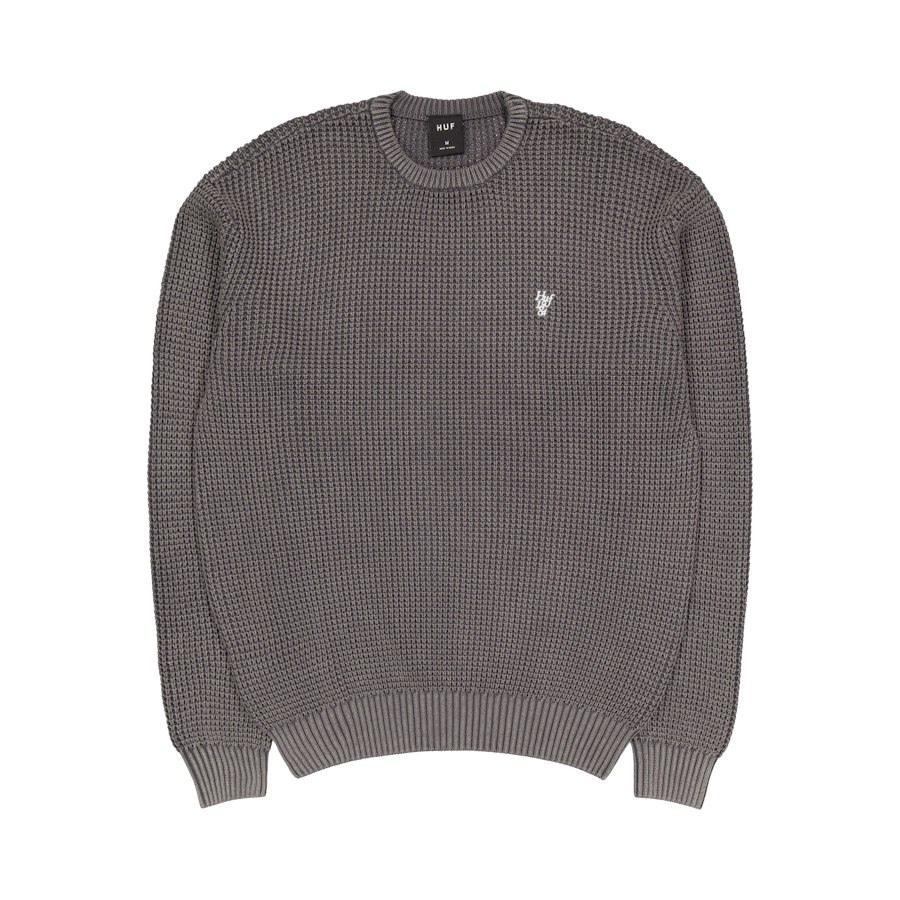 Filmore Waffle Knit Sweater Black