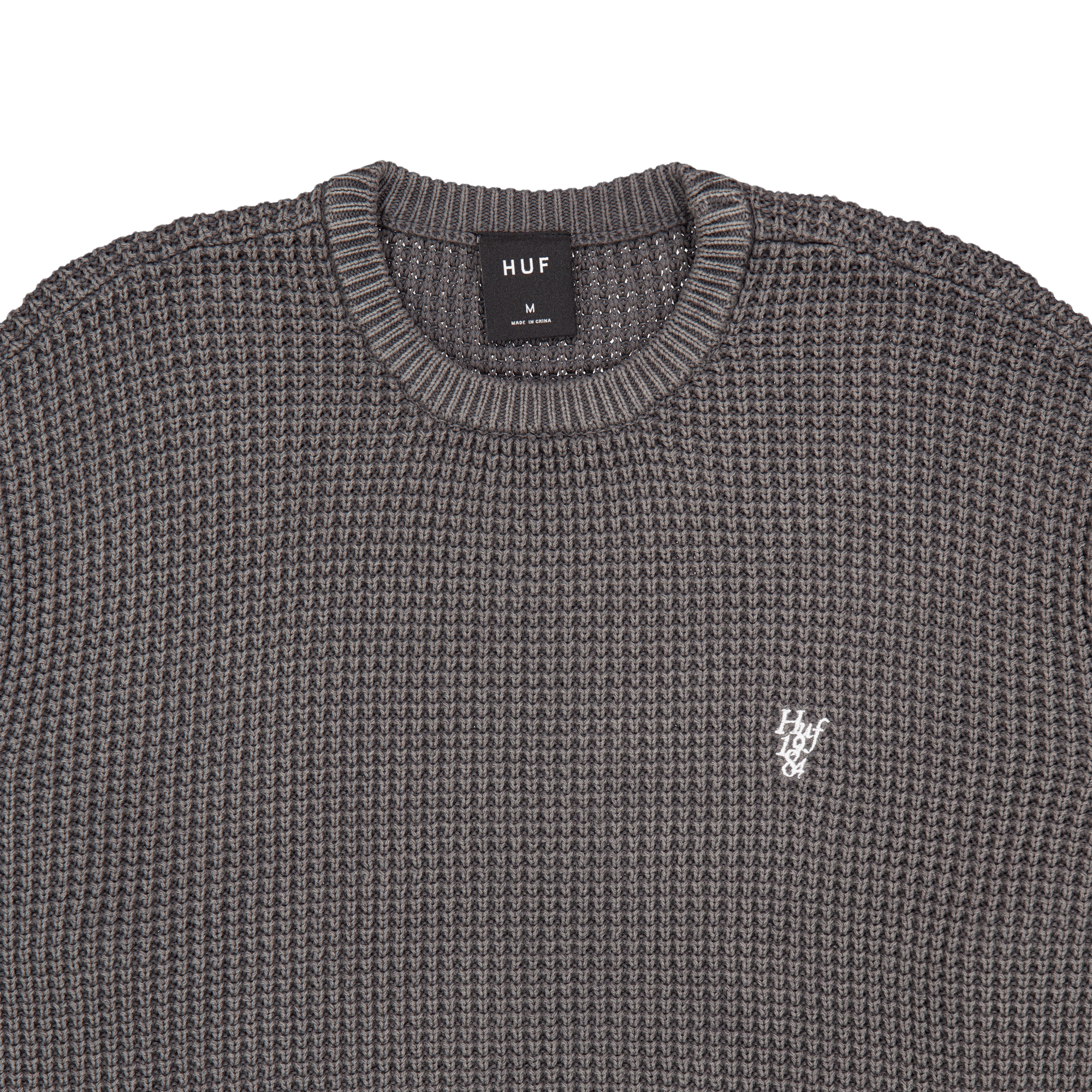 Filmore Waffle Knit Sweater Black - Bild 3