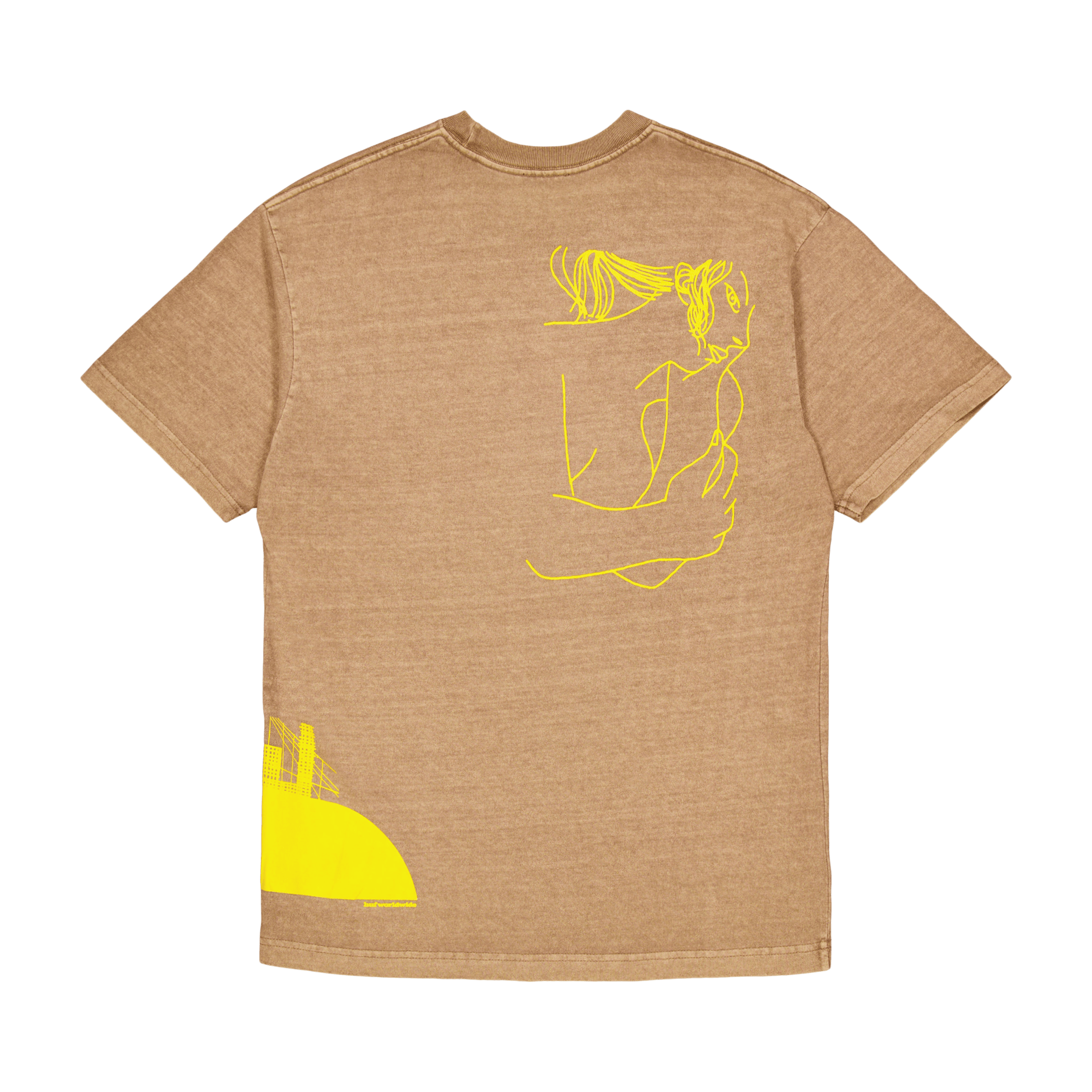 Loosies Washed S/s Tee Camel - Bild 2