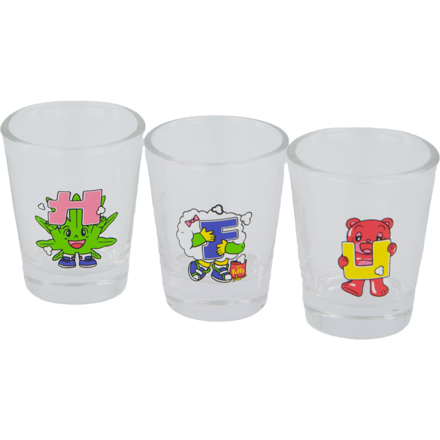 Huf Kawaii Buddies Shot Glass Multi