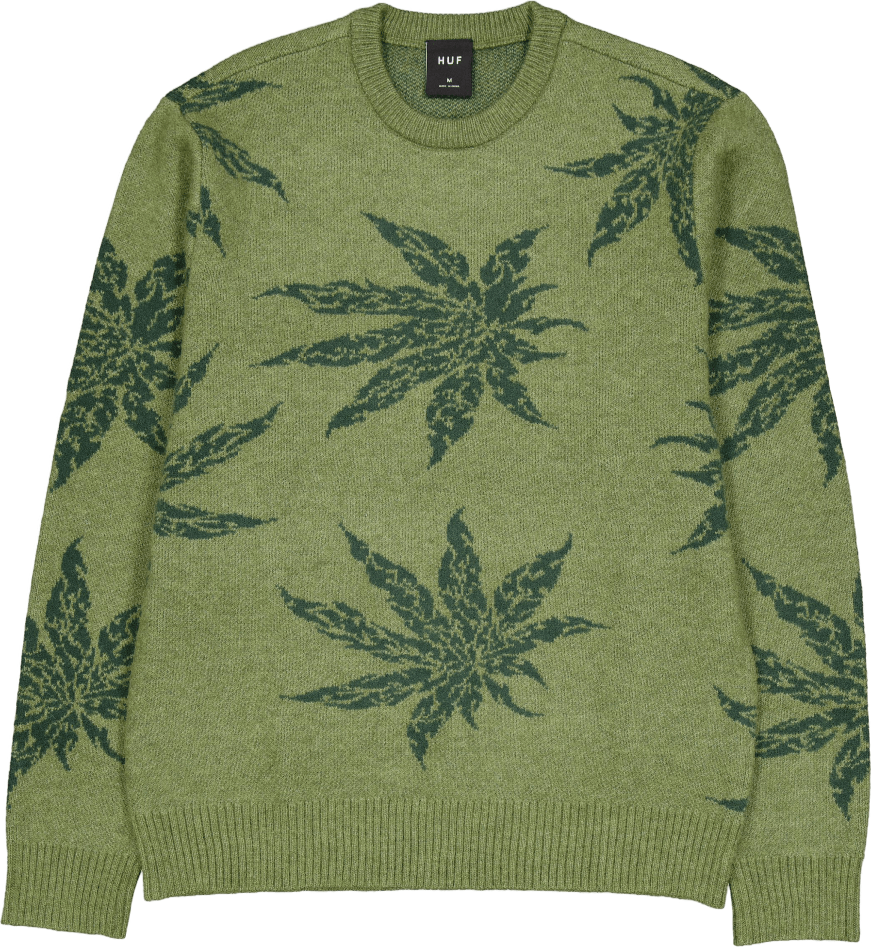 Tribal Crewneck Sweater Avocado