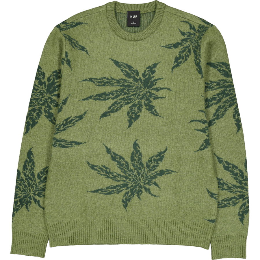 Tribal Crewneck Sweater Avocado