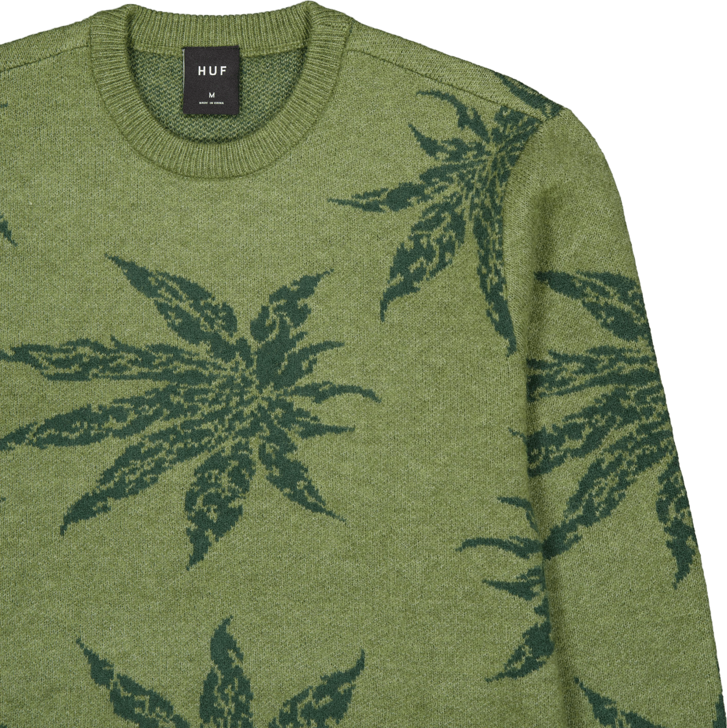 Tribal Crewneck Sweater Avocado - Bild 3