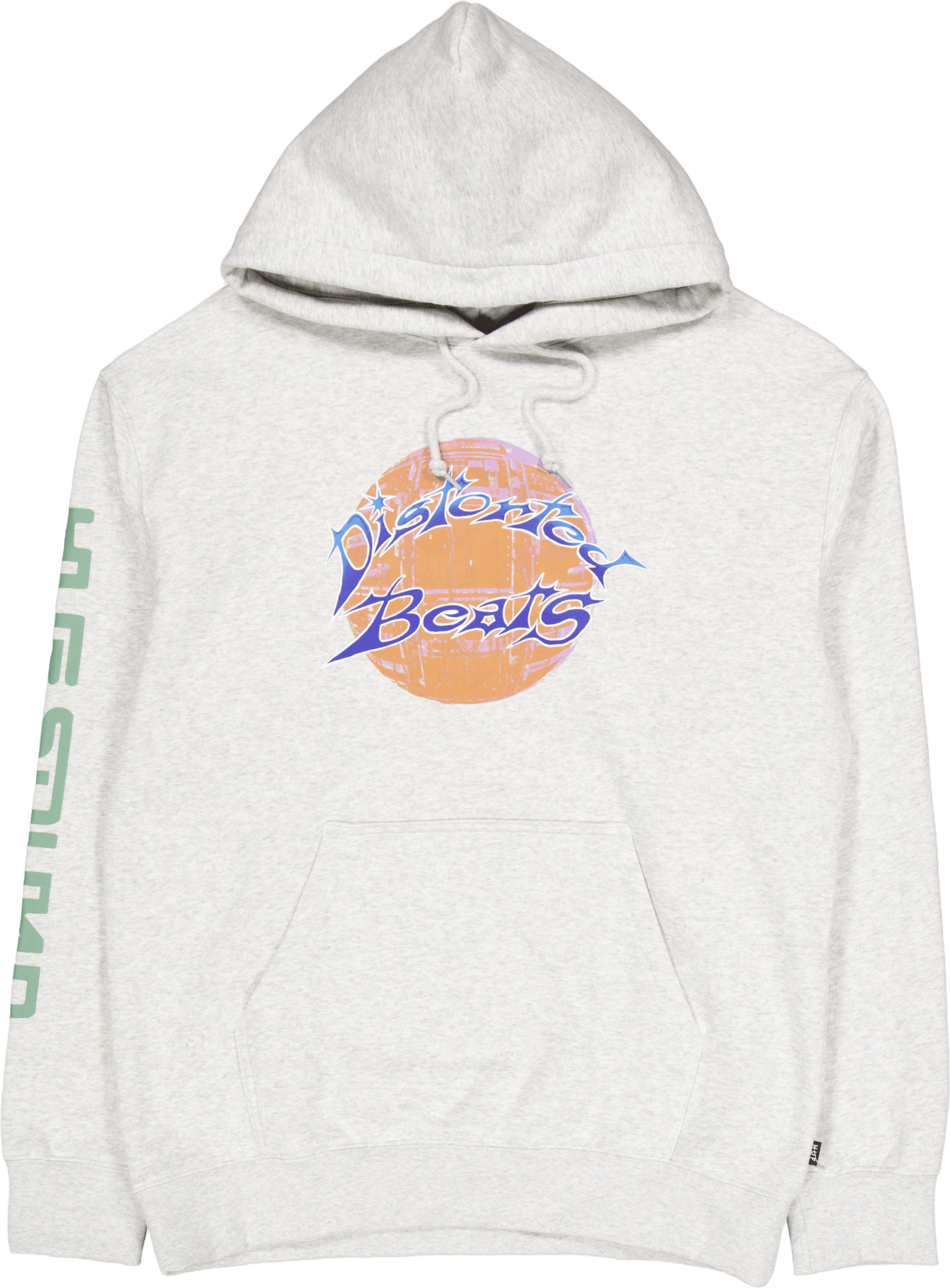 Distorted P/o Hoodie Heather Grey