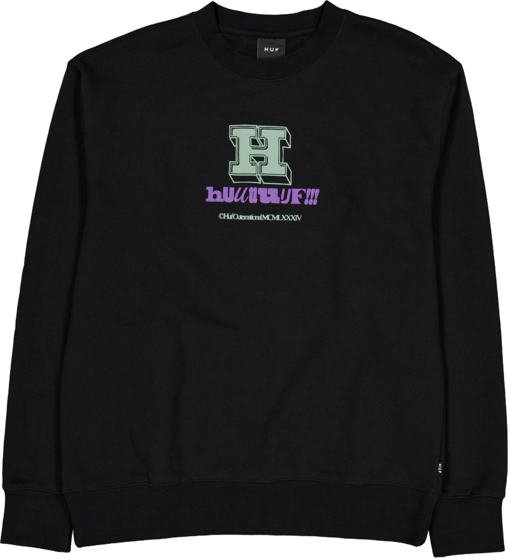 Huuuf! Crewneck Black