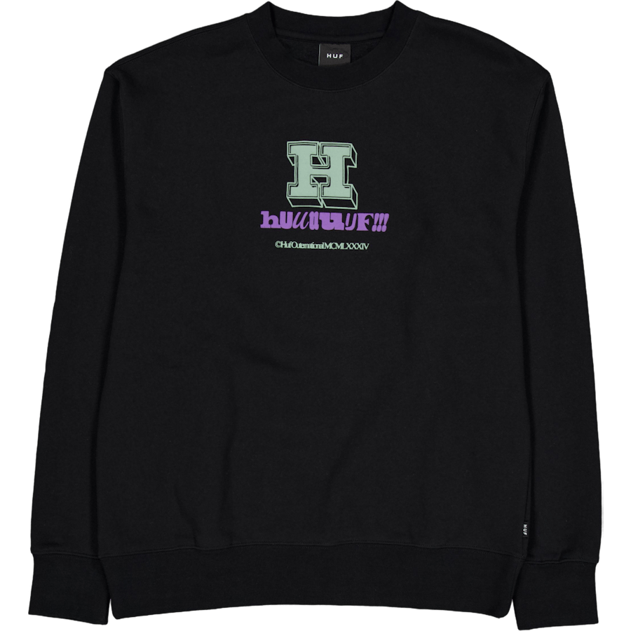 Huuuf! Crewneck Black
