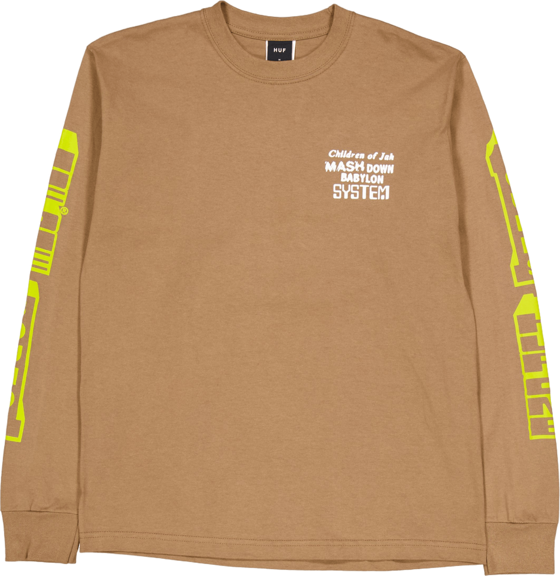 Huf One Sound L/s Tee Camel