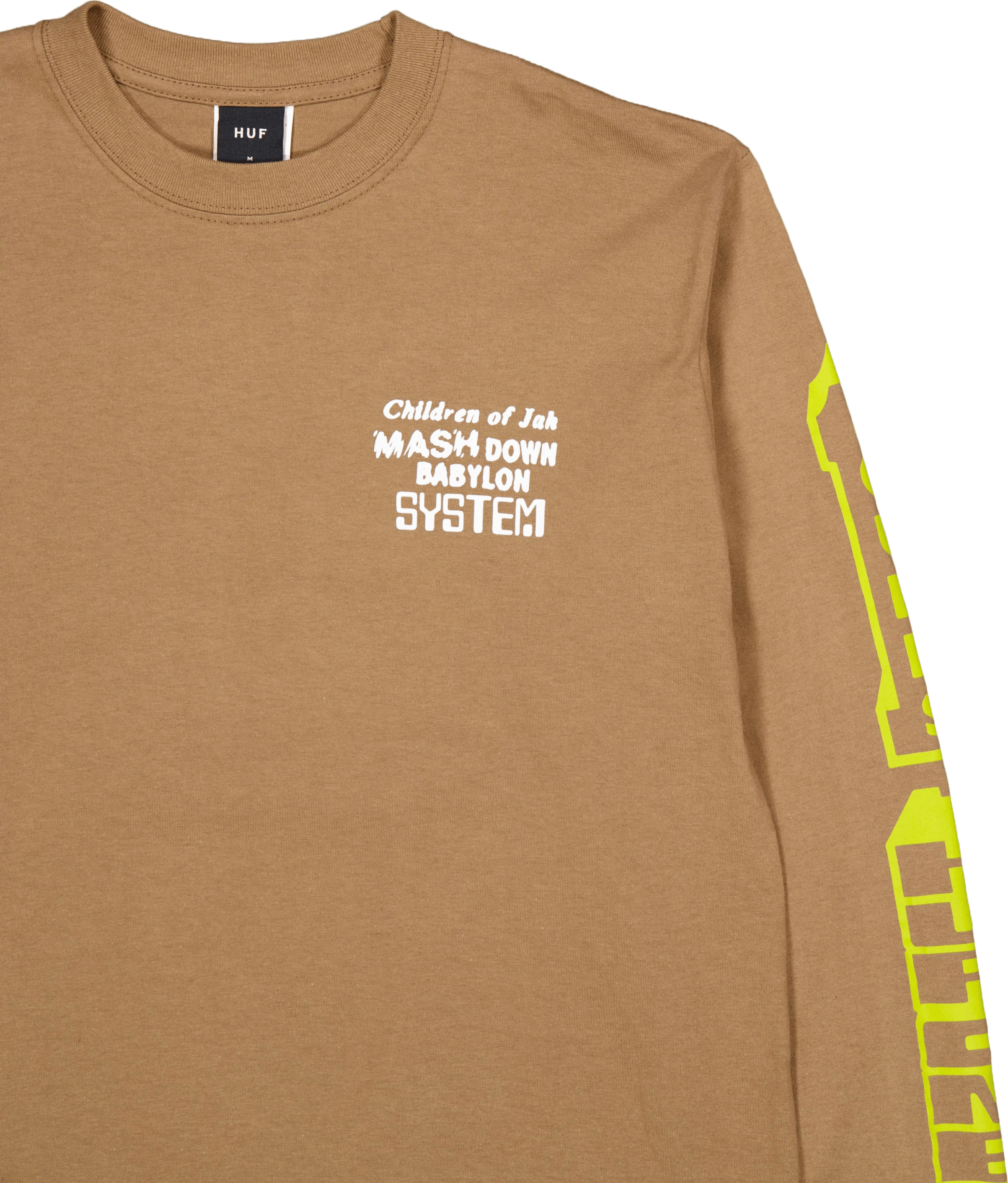 Huf One Sound L/s Tee Camel - Bild 3