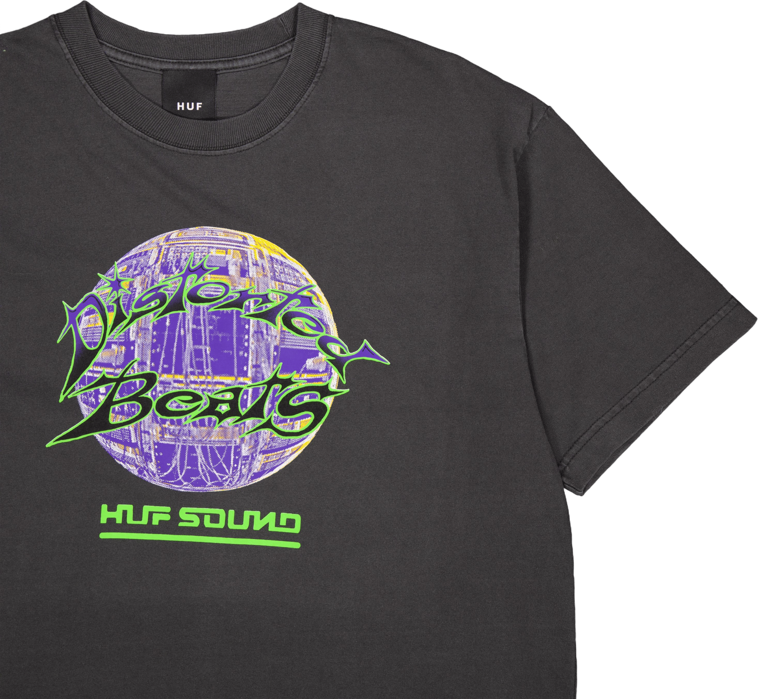 Distorted Washed S/s Tee Washed Black - Bild 3