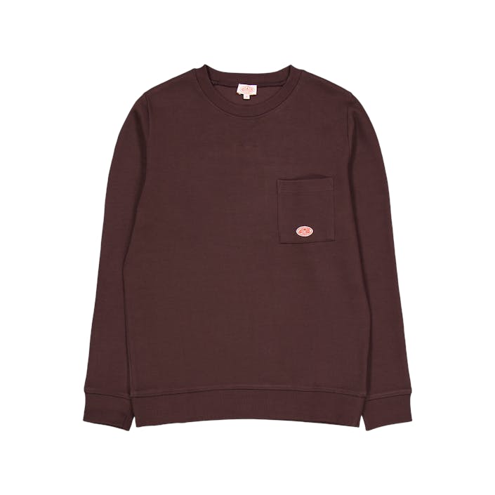 Sweat Rdc Héritage Acajou Foncé, Male, Tøj, hættetrøjer og sweatshirts, Brun, M