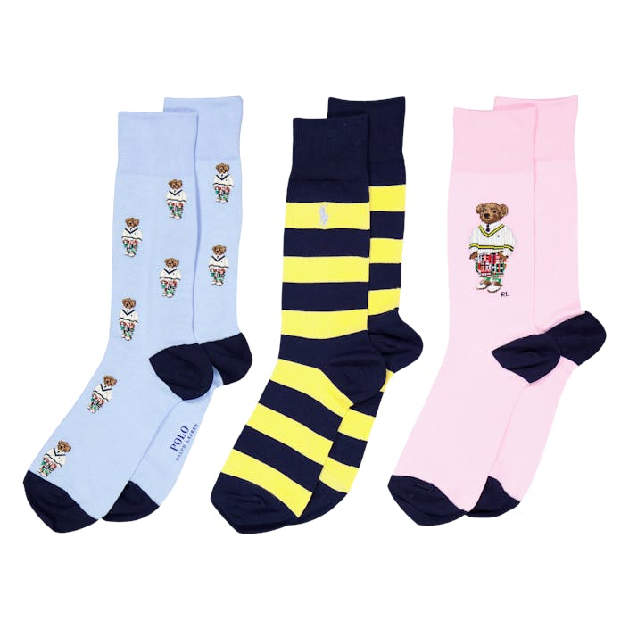 Polo Ralph Lauren Bci Combed Cotton-tossed Bear Gb Tossed Bear, Unisex, Odevy, Spodná bielizeň, ONESIZE