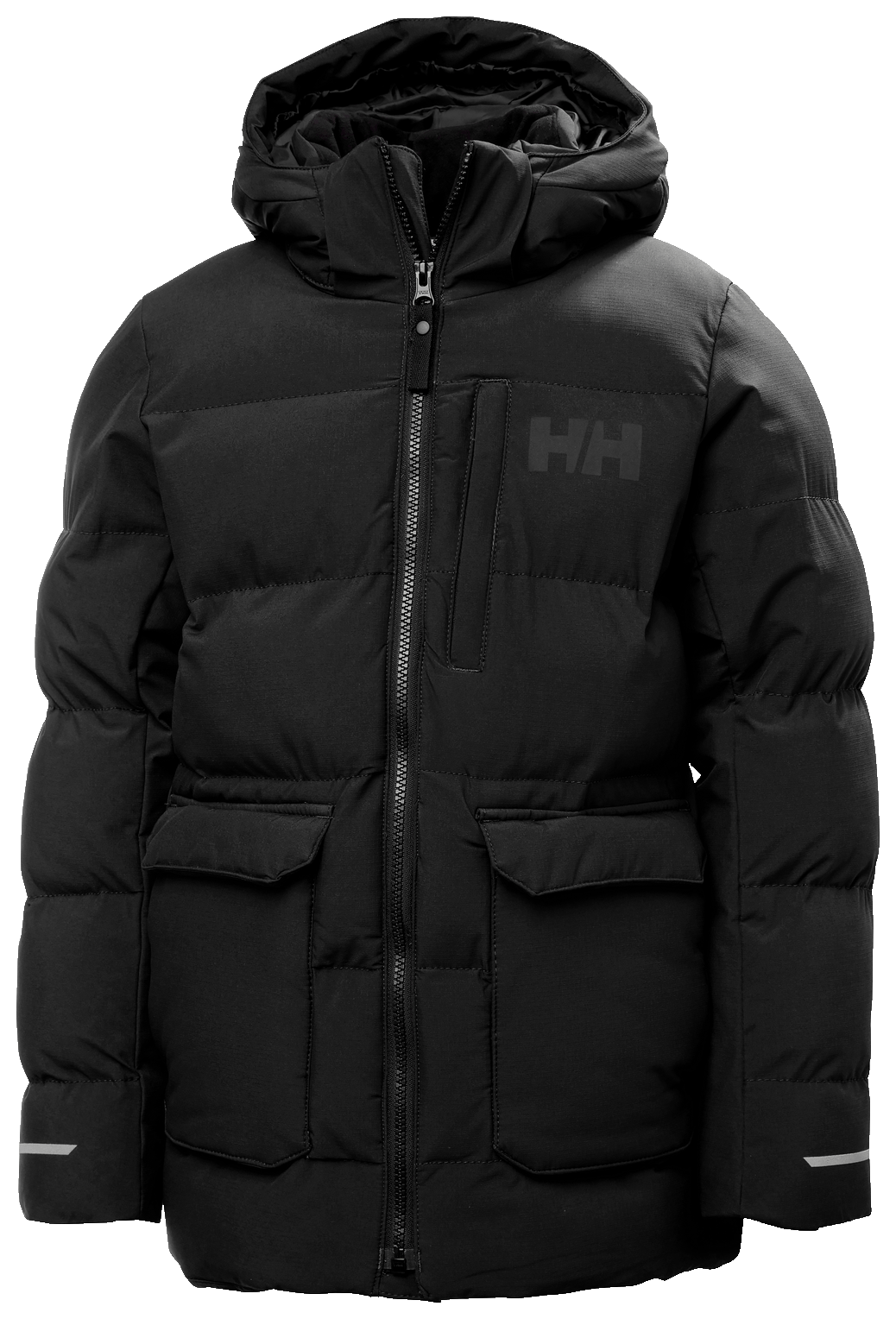 Jr Nord Puffy Parka Black, Unisex, Apparels, jackets, Black, 128