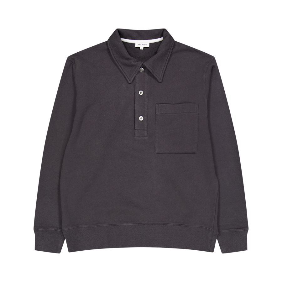 Fraser Relaxed Organic Loopbac Battleship Grey
