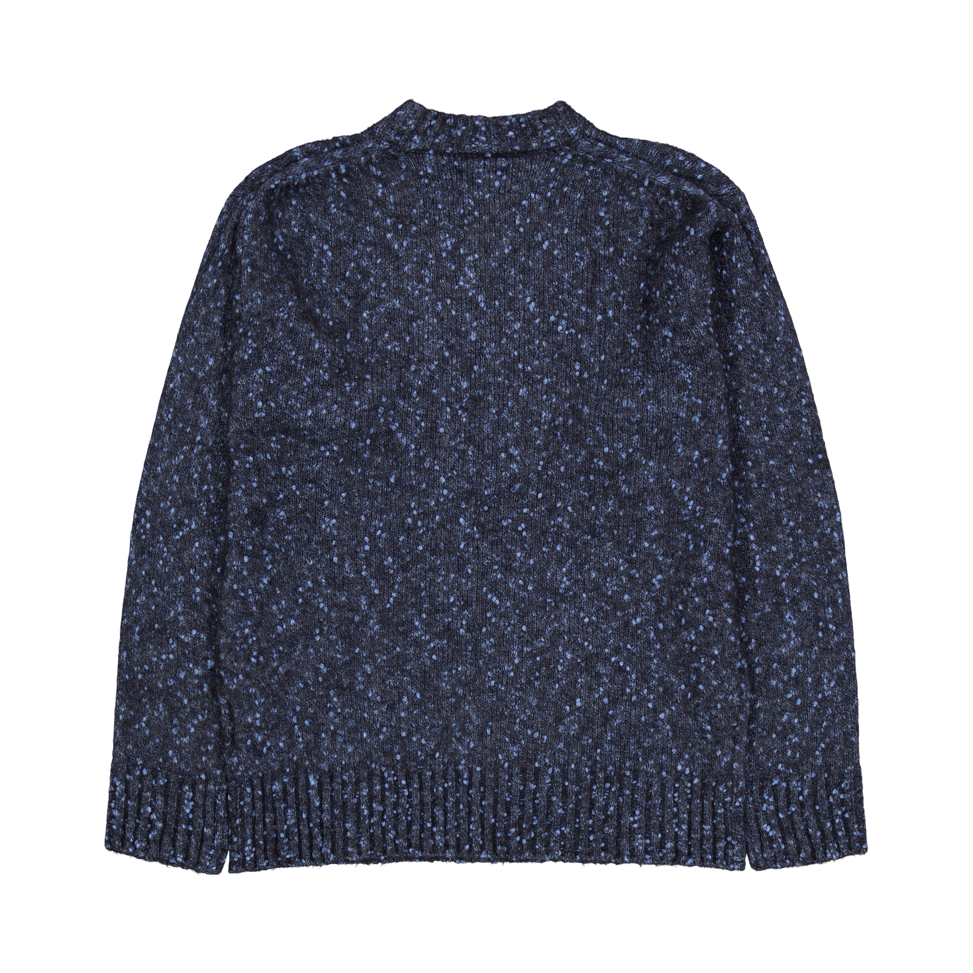 Rasmus Relaxed Tweed V-neck Sw Light Stone Blue - Bild 2