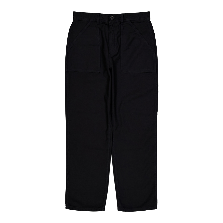 Fat Pant Black Sateen