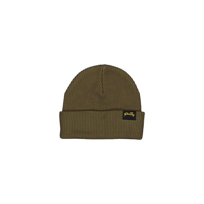 Og Patch Beanie Olive, Male, Odzież, Kapelusze i czapki, Zielony, ONESIZE