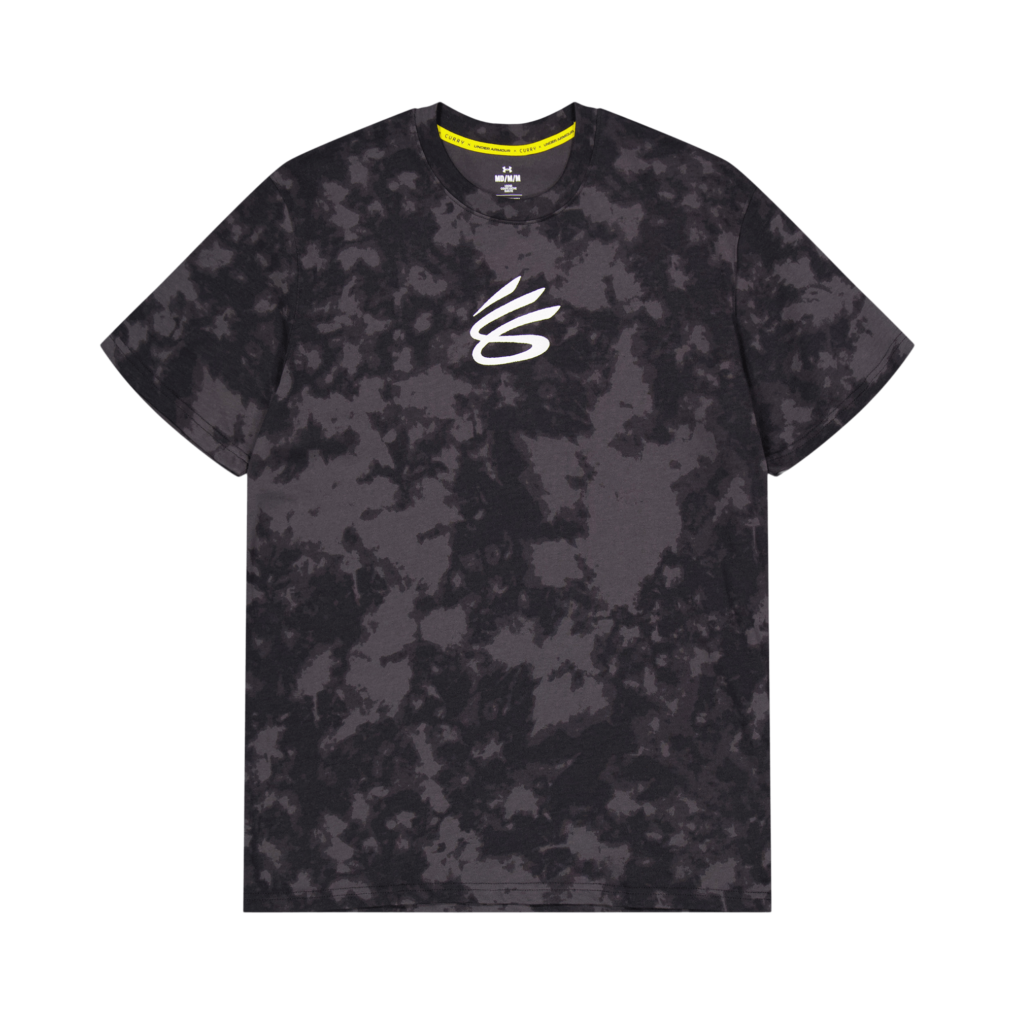 Ua Curry Logo Heavyweight Black, Male, Apparels, T-shirt, Black, S