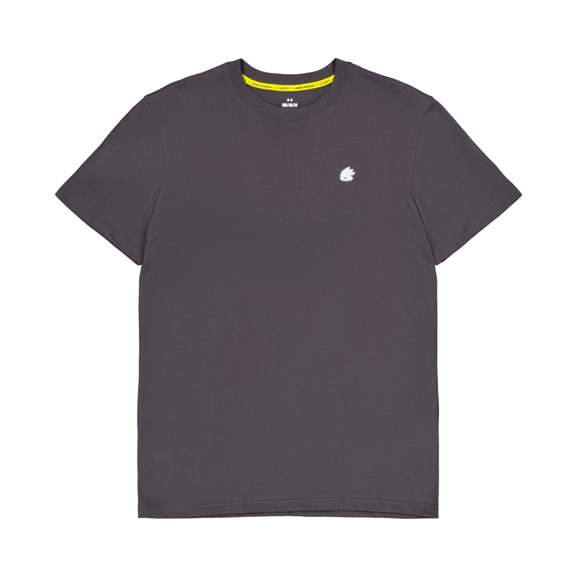 Ua Curry Vine Heavyweight Ss Jet Gray, Male, Apparels, T-shirt, Black, XXL