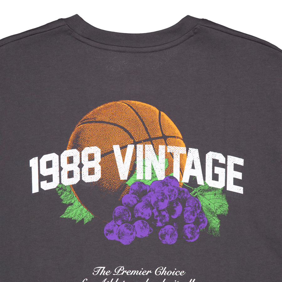 Ua Curry Vine Heavyweight Ss Jet Gray - Bild 3