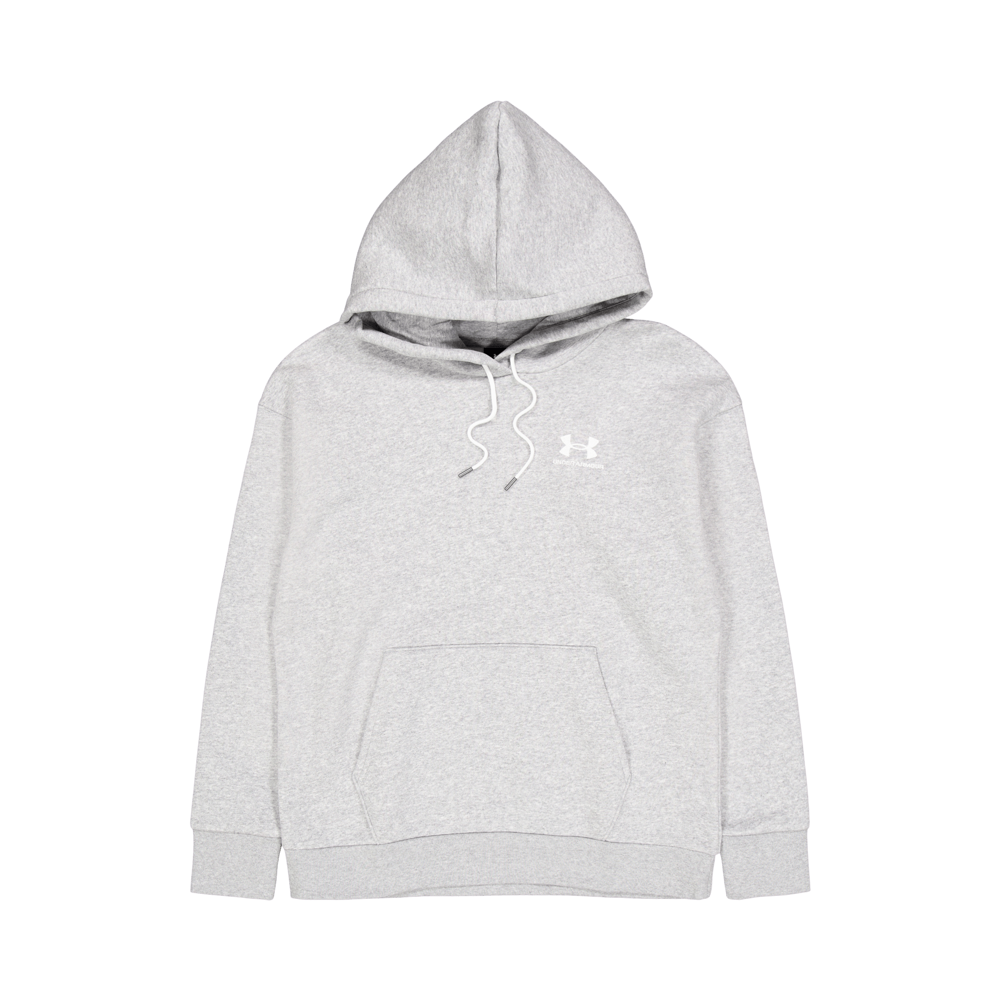 Essential Fleece Hoodie Mod Gray Light Heather, Female, Apparels, Shirts, Grey, M