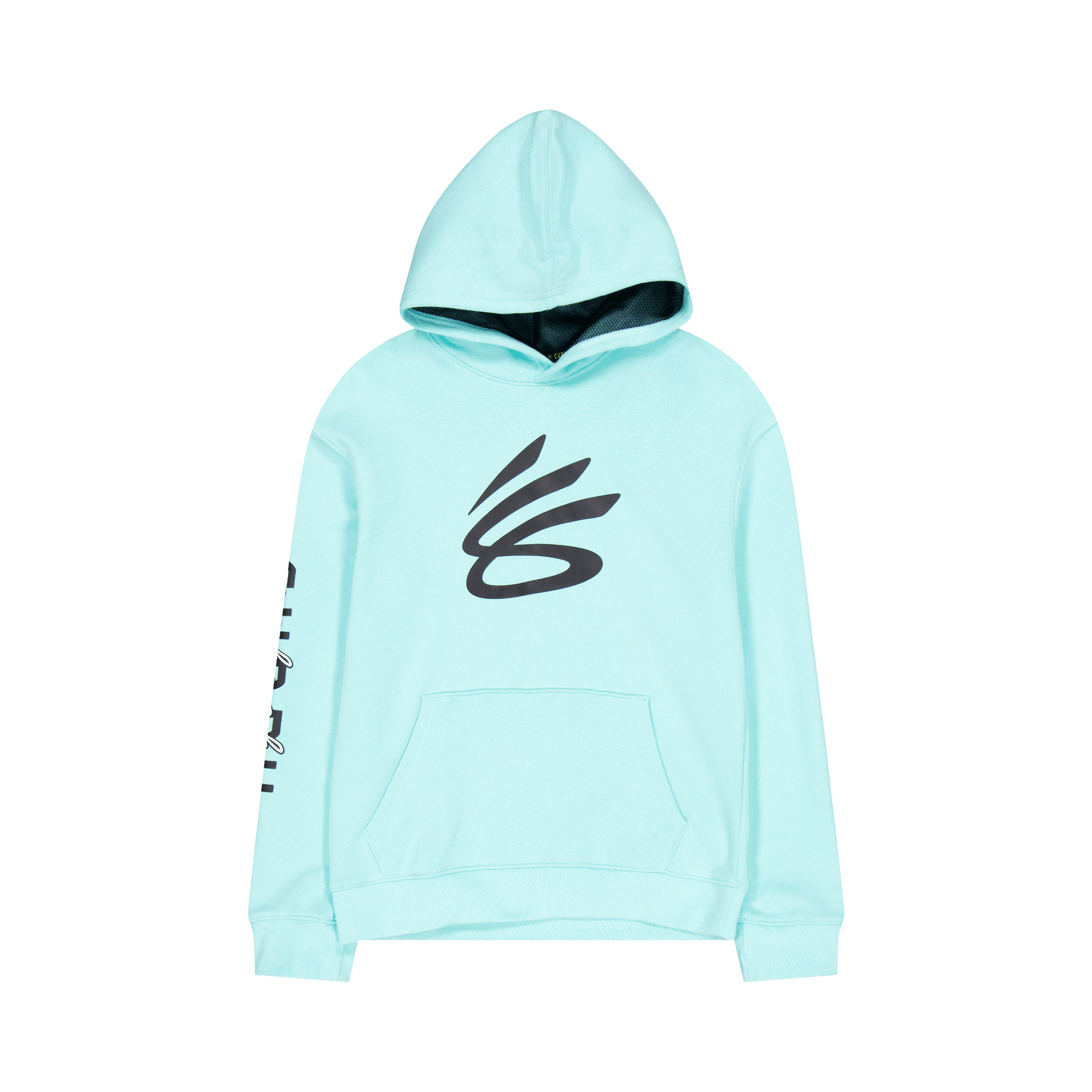 Curry Boys Splash Hoodie Neo Turquoise, Unisex, Apparels, Shirts, Turquoise, XL