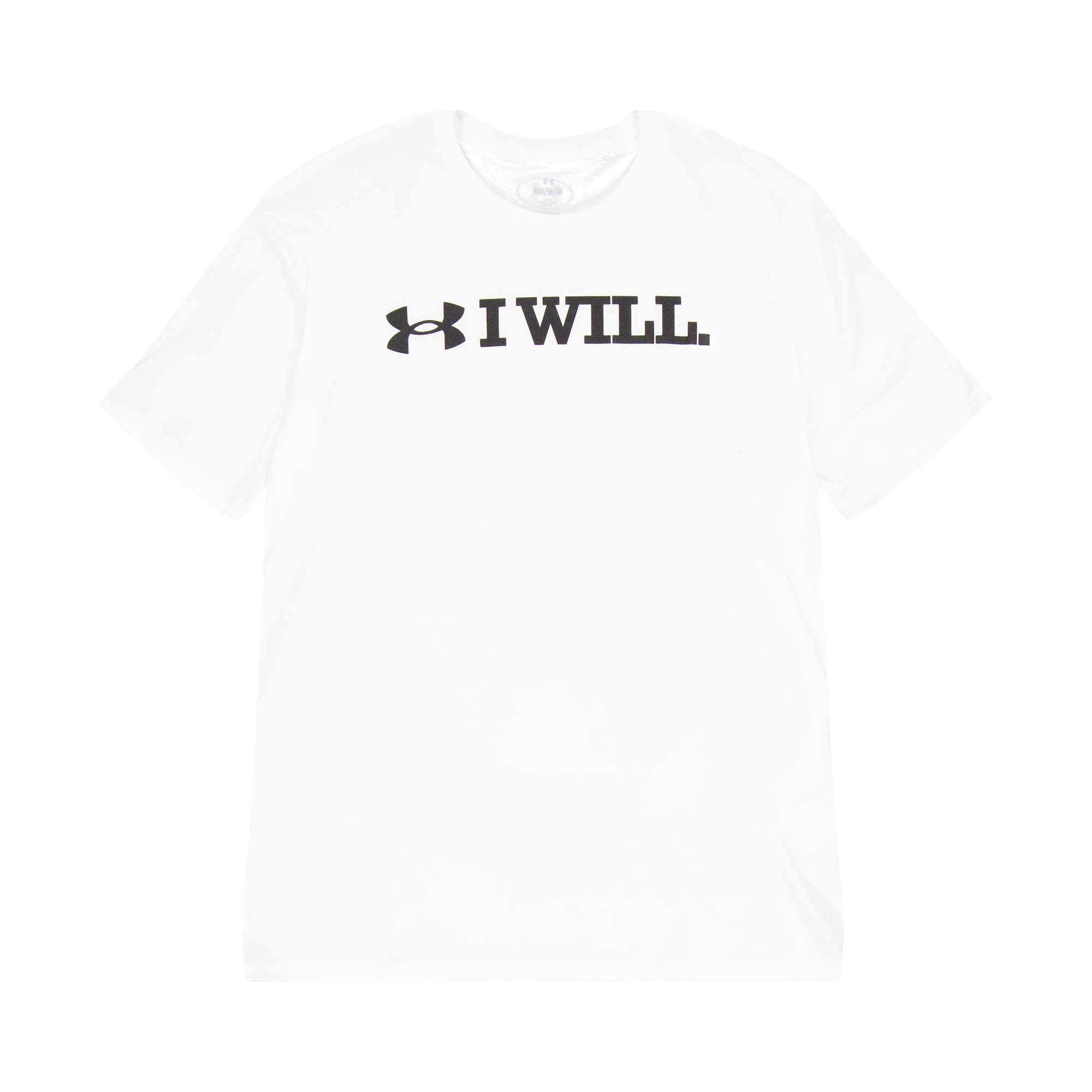 Ua I Wll Ss White, Male, Apparels, T-shirt, White, XXL