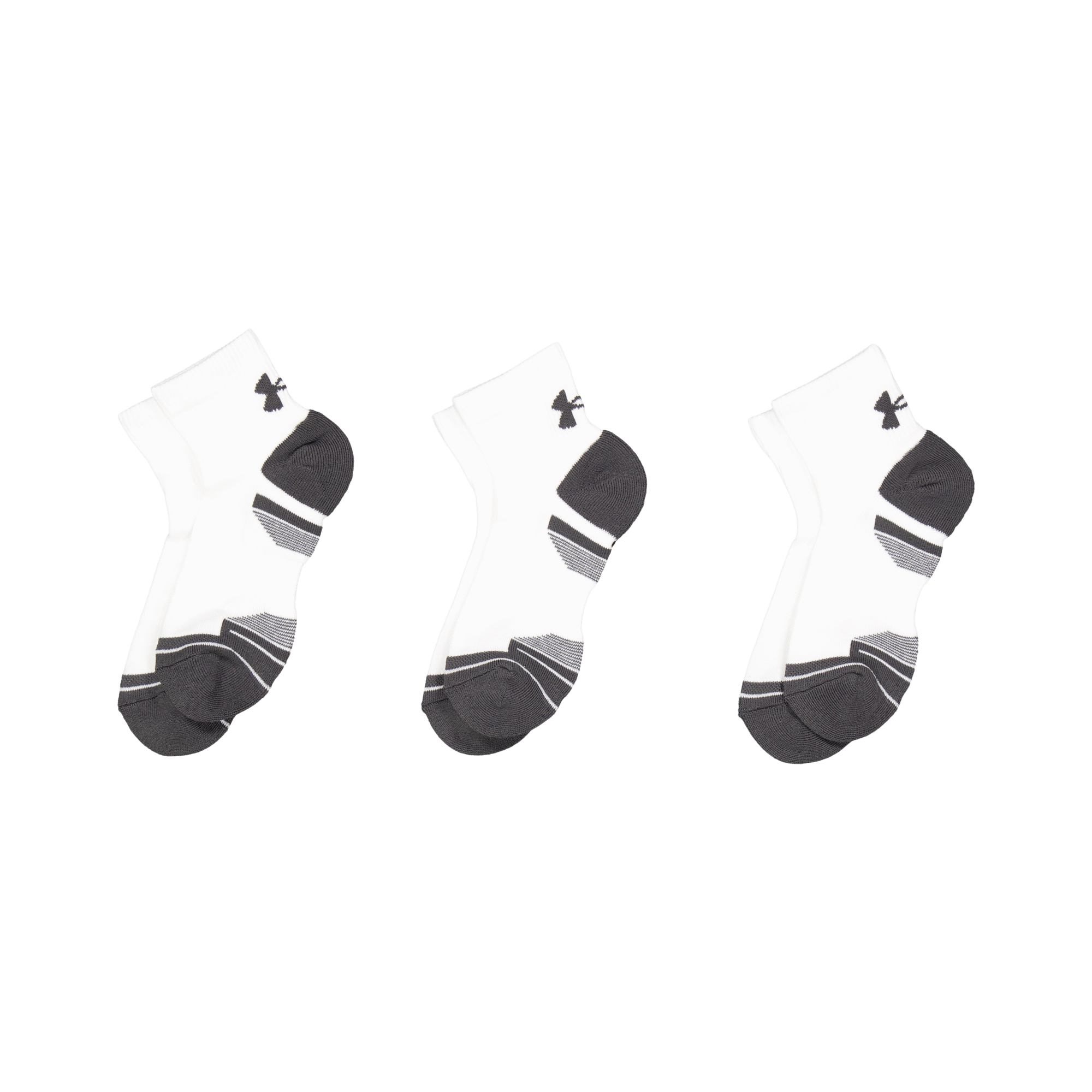 Ua Performance Tech 3pk Qtr White