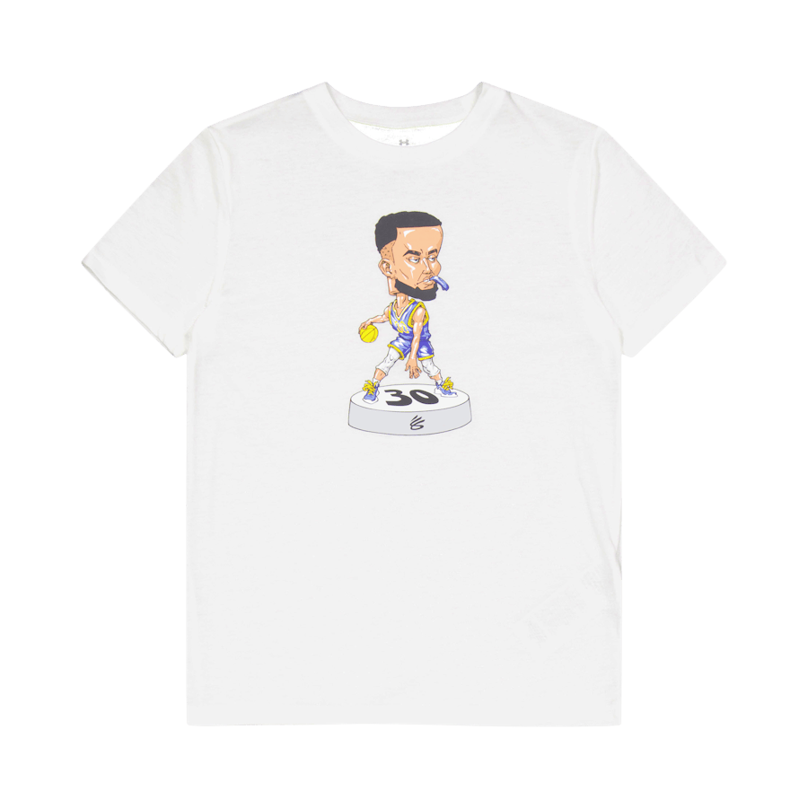 Ua Curry Bobblehead Ss White