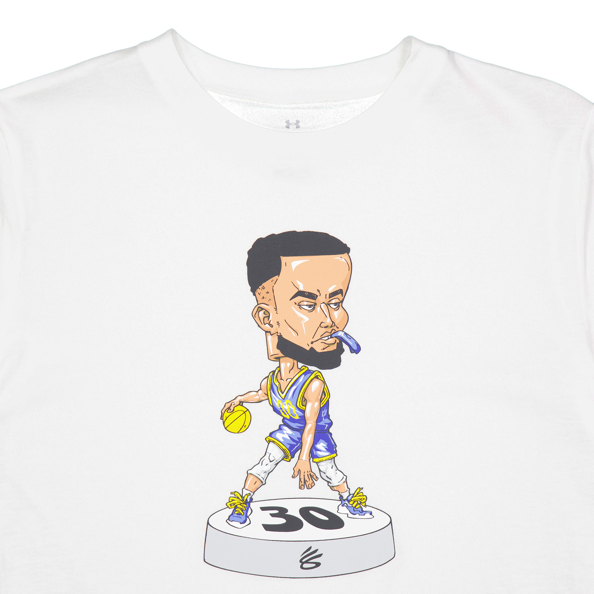 Ua Curry Bobblehead Ss White - Bild 3