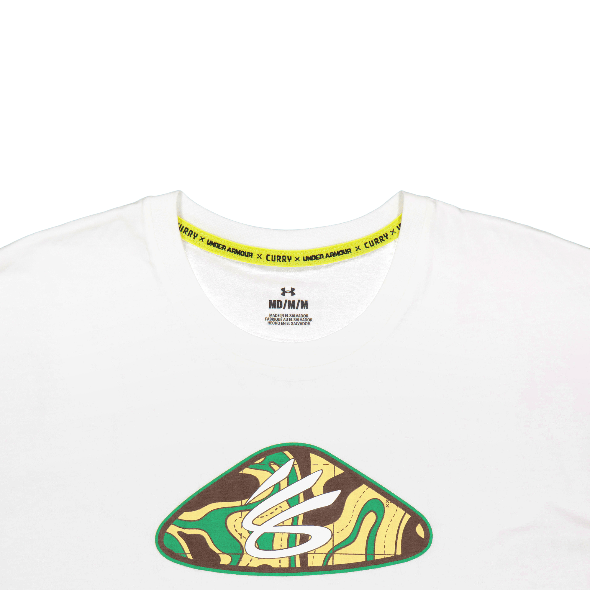 Curry Slvs Tee White - Bild 3