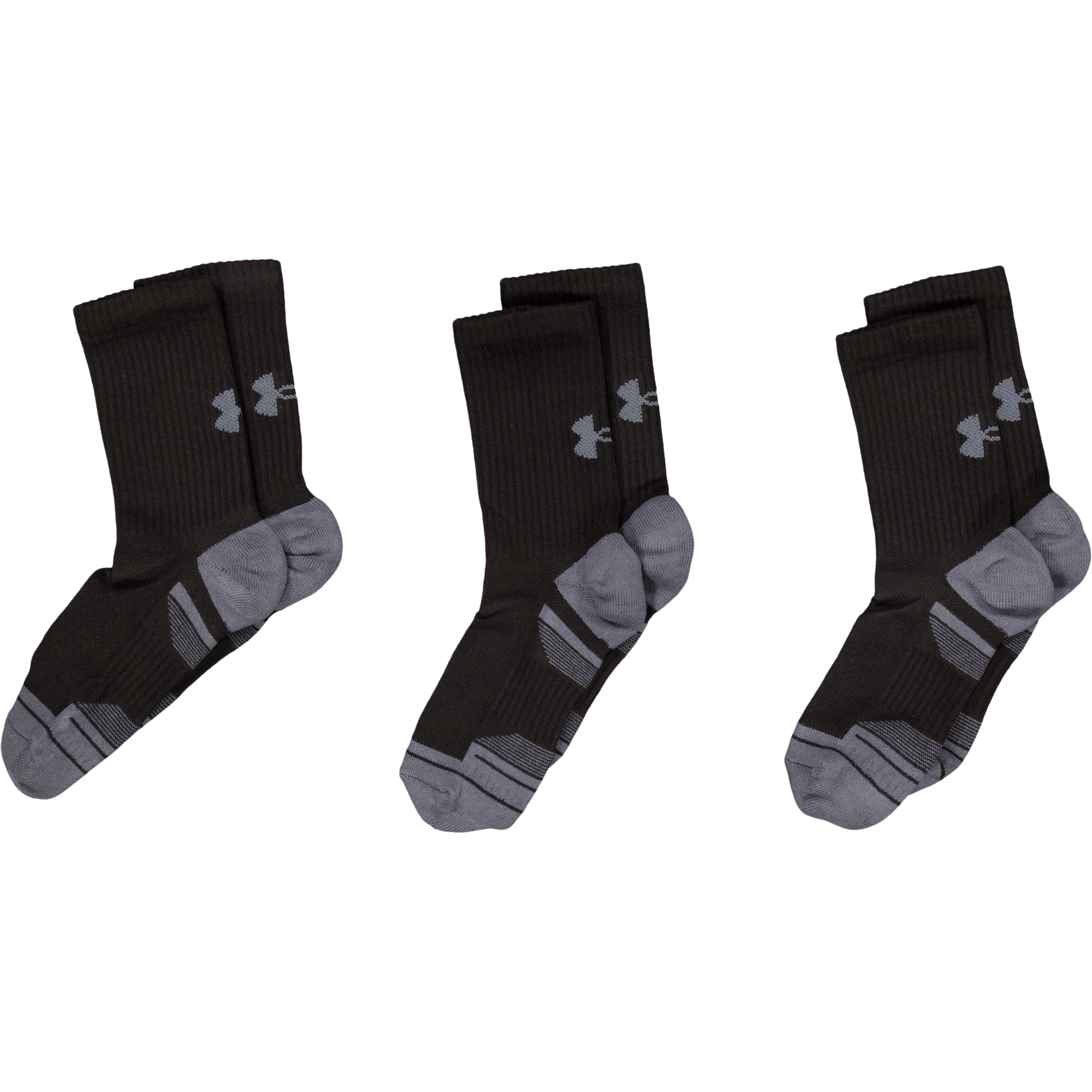 Ua Performance Cotton 3p Mid Black