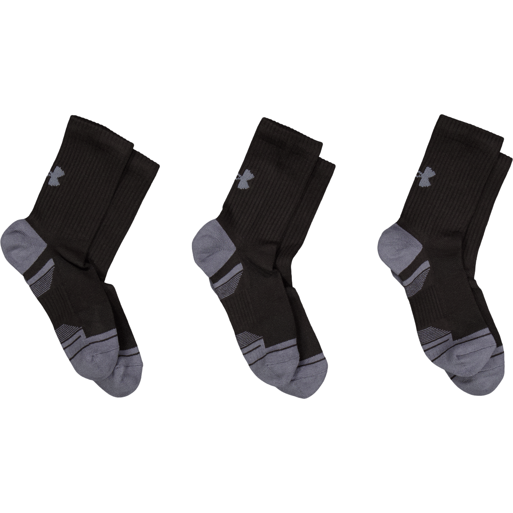 Ua Performance Cotton 3p Mid Black - Bild 2