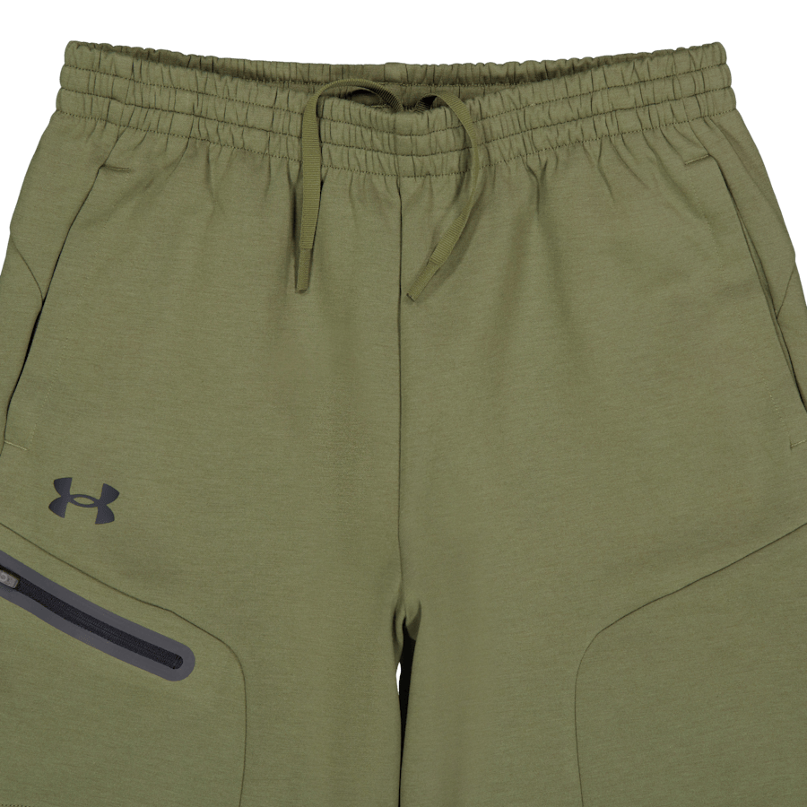 Ua Unstoppable Flc Shorts Marine Od Green - Bild 3