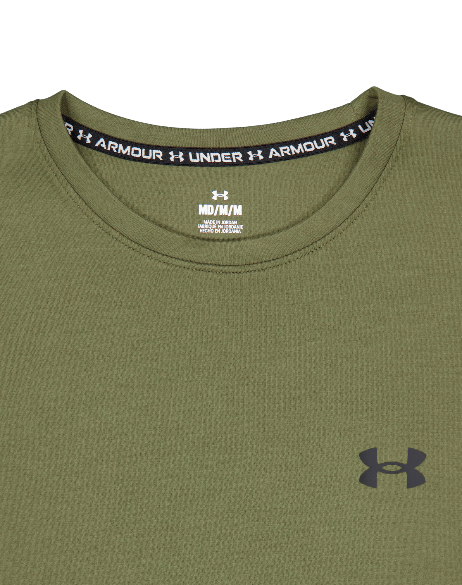 Ua Unstoppable Flc Crew Marine Od Green - Bild 3