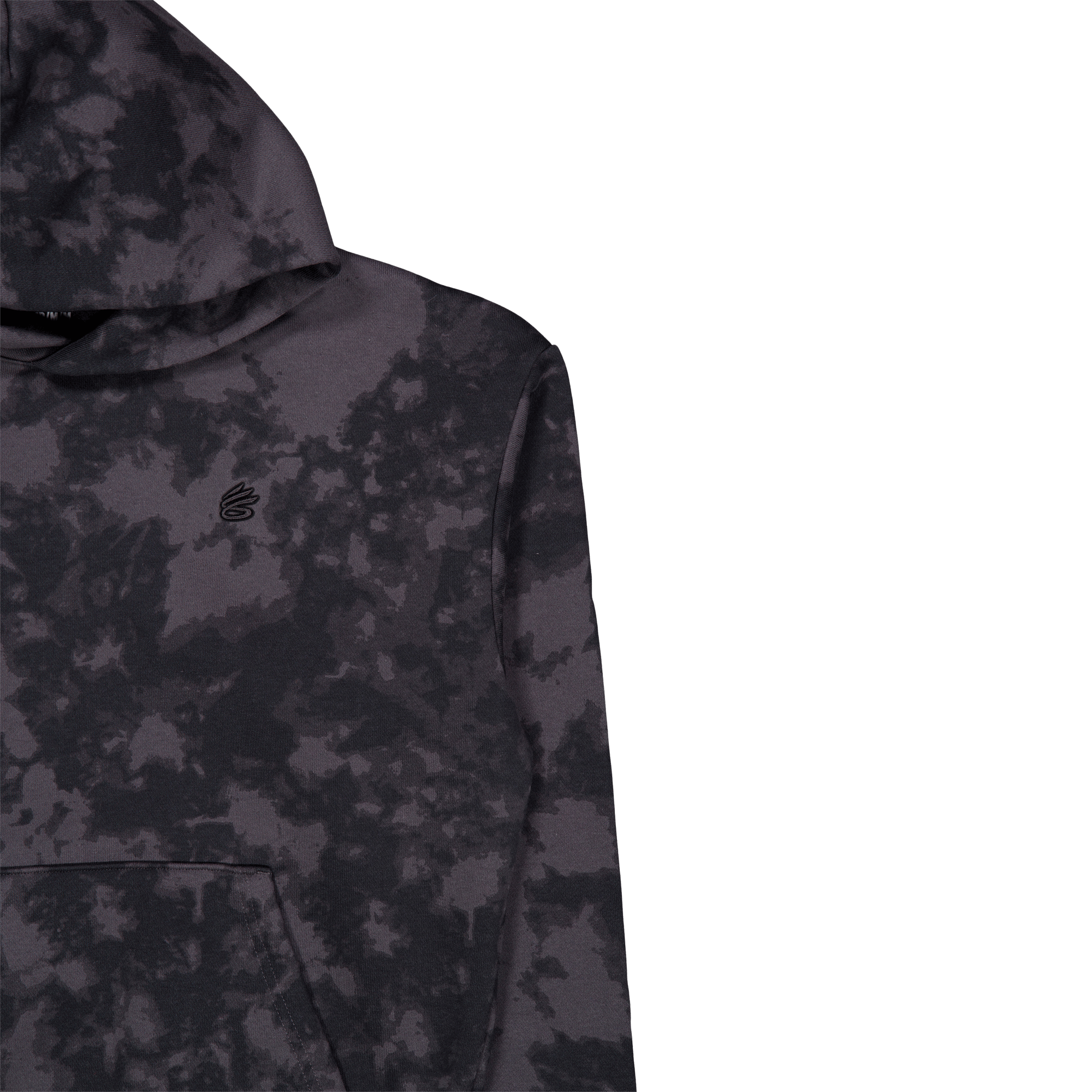 Curry Acid Wash Hoodie Jet Gray - Bild 3