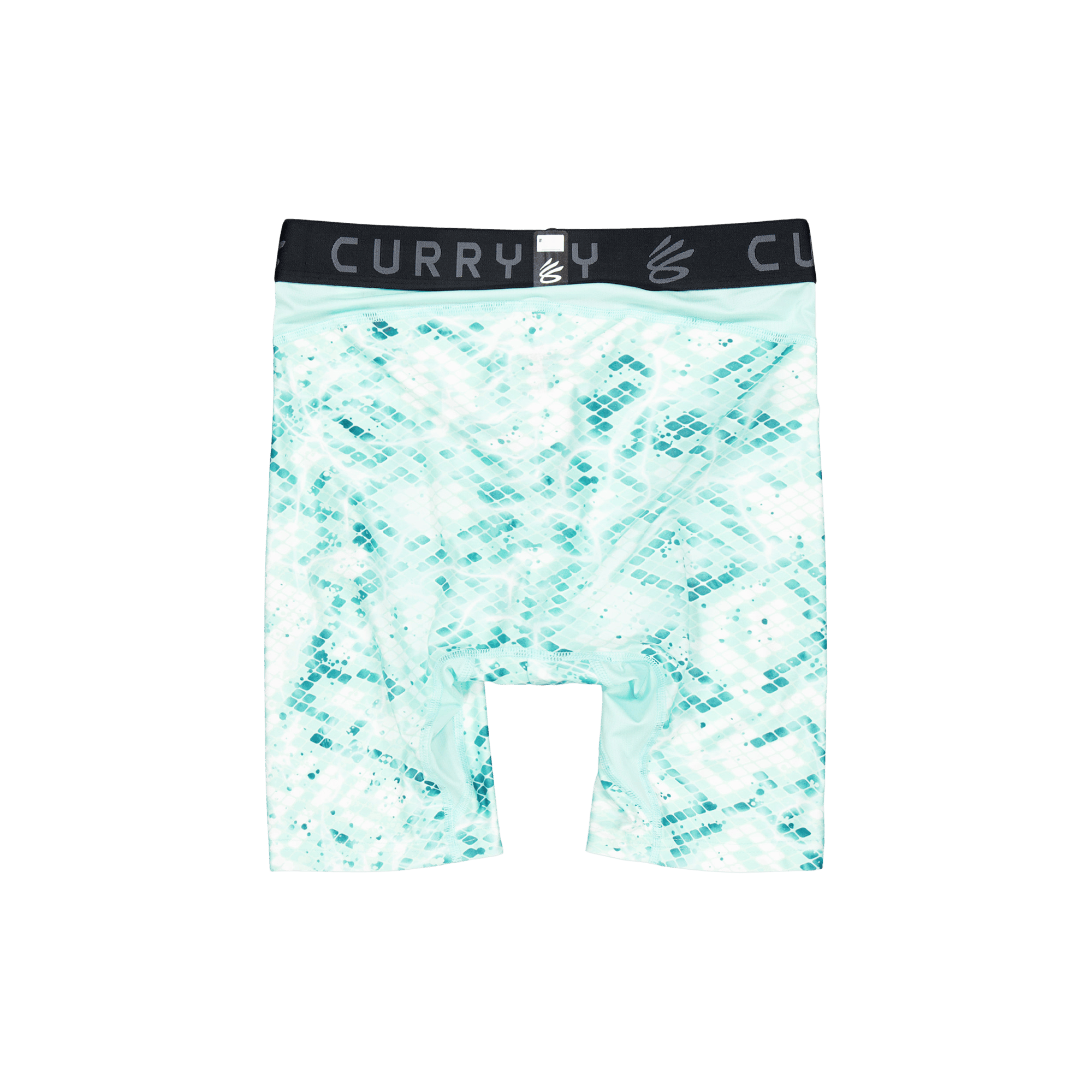 Ua Curry Hg Prtd Shorts Neo Turquoise - Bild 2