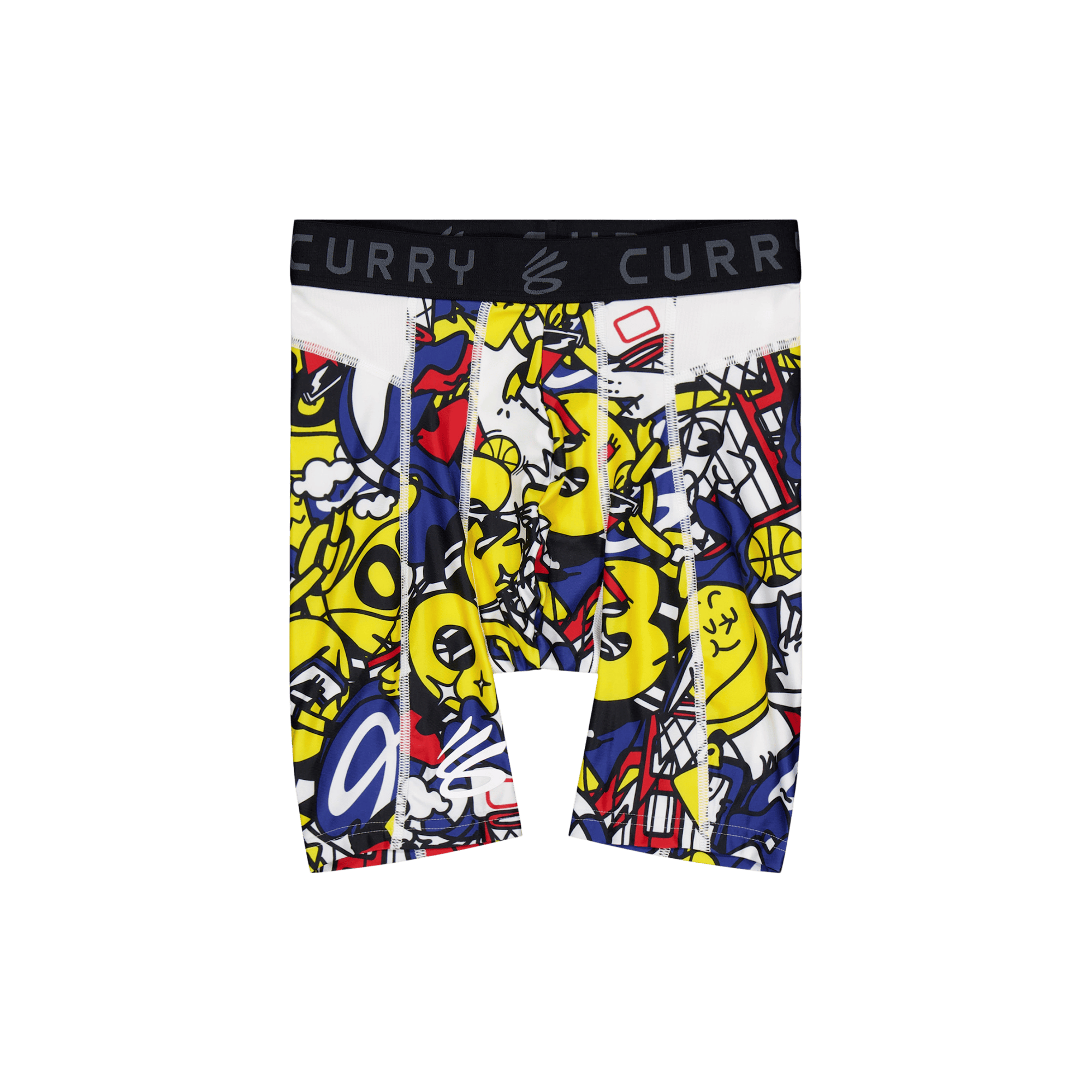 Ua Curry Hg Prtd Shorts White, Male, Ropa, Pantalones cortos, Multicolor, M