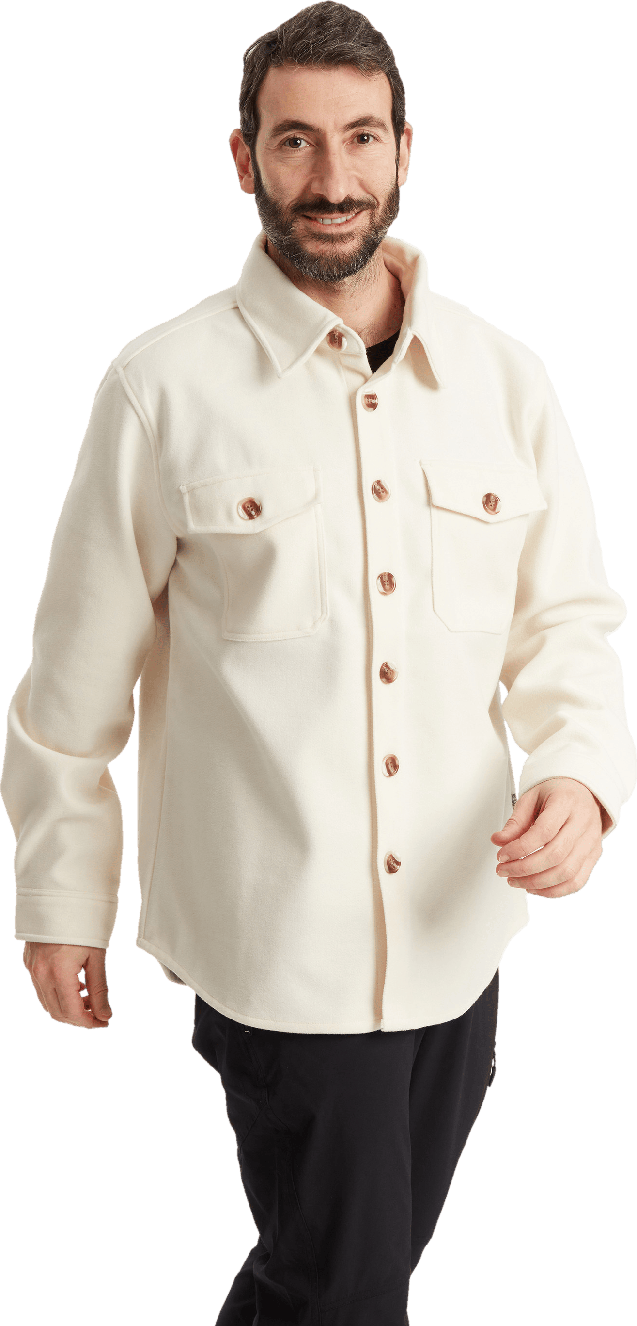 Cameron Reco Shirt Tofu, Male, Apparels, Shirts, White, XL