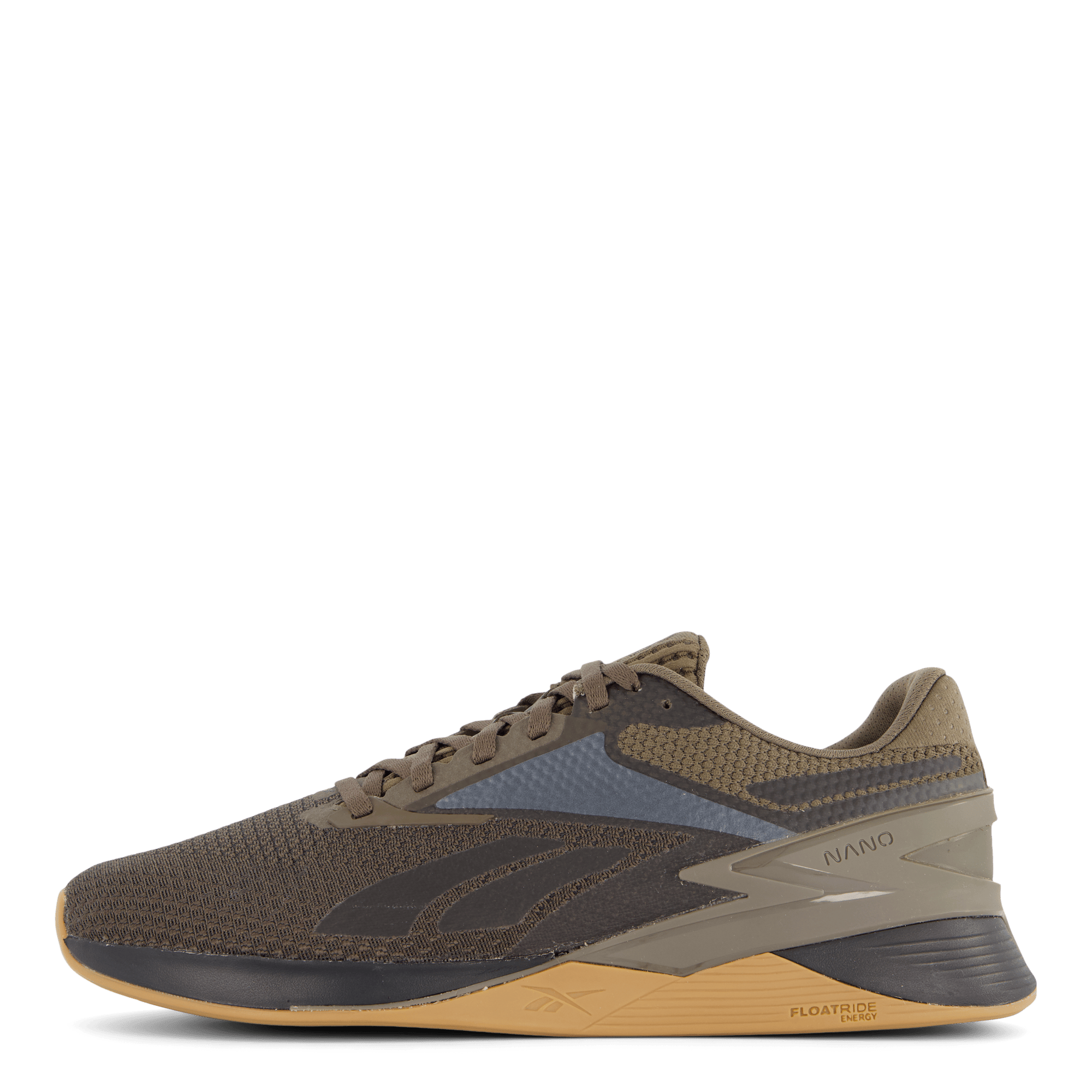 Nano X3 Gro/cblack/rbkle3, Male, Topánky, Cvičebná obuv, Posilovať, Hnedá, EU 43