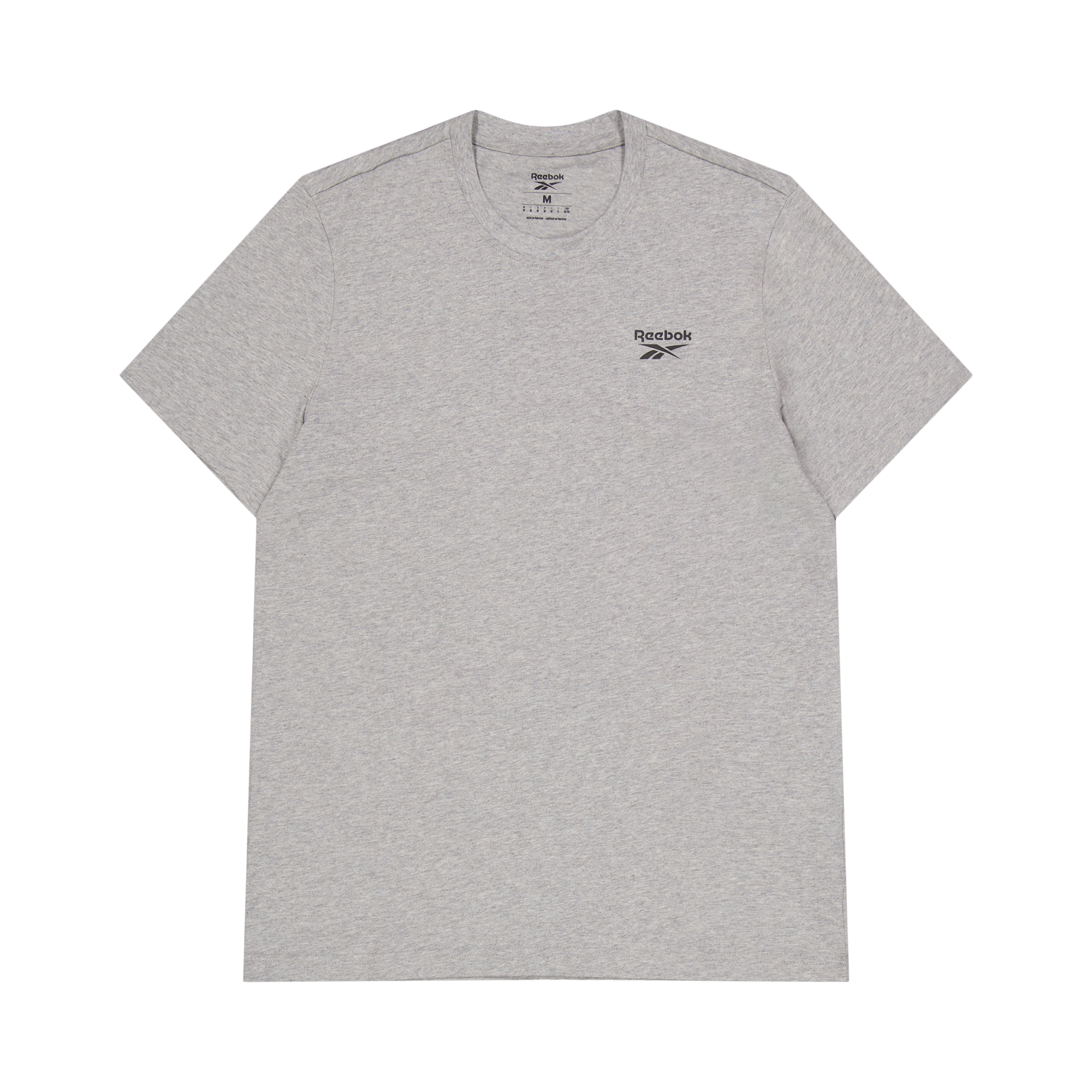 Ri Left Chest Logo Tee Mgreyh, Male, Tøj, T-shirt, Træning, Grå, M