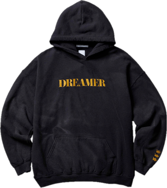 Vintage Wash Hoodie Black