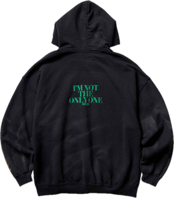 Vintage Wash Hoodie Black - Bild 2