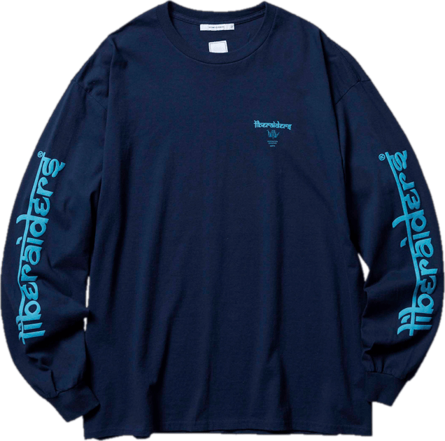 Lr Logo L/s Tee Navy
