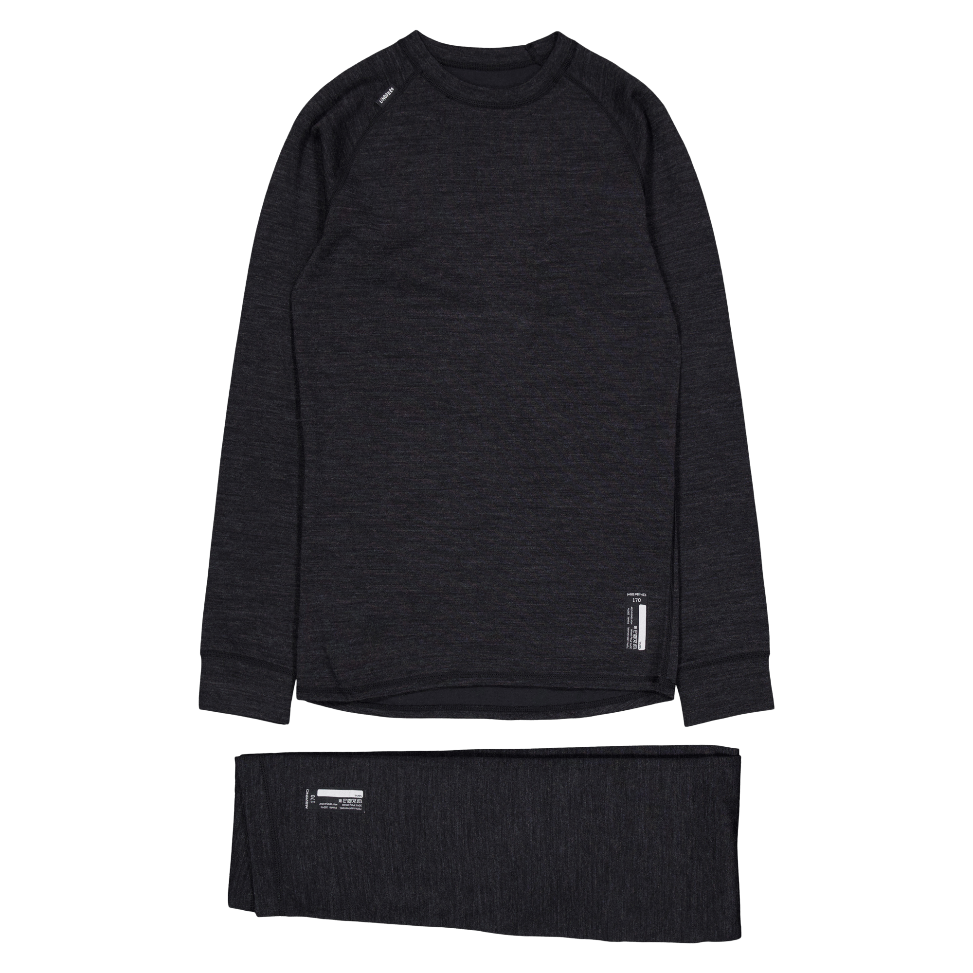 Merino Set Black Melange